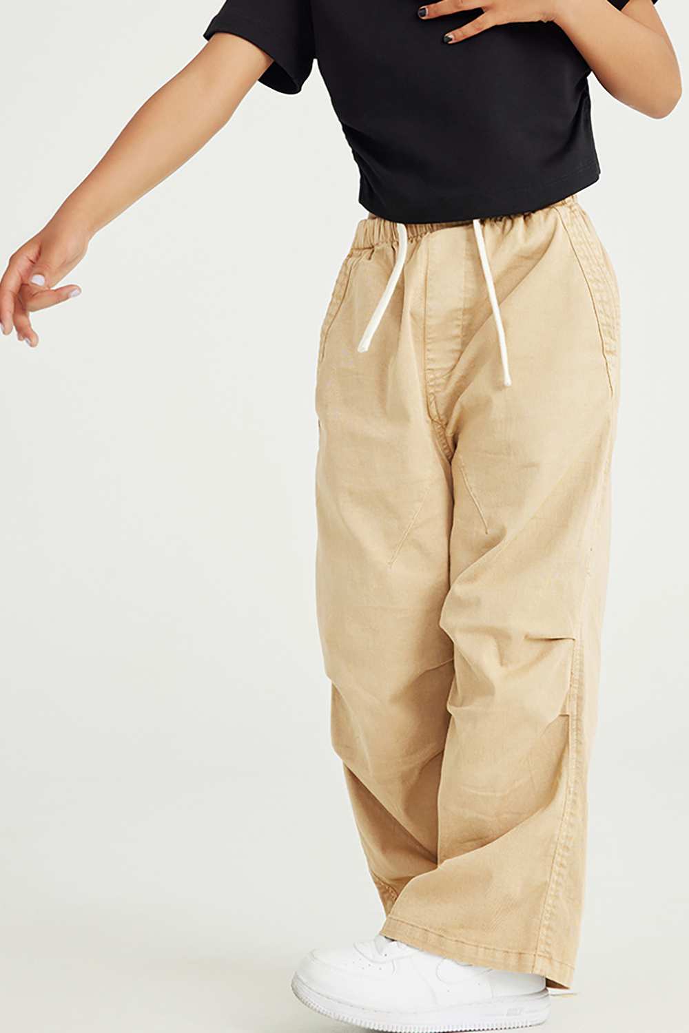 Kids' Vintage Washed Cargo Pants - Relaxed Outdoor Fashion