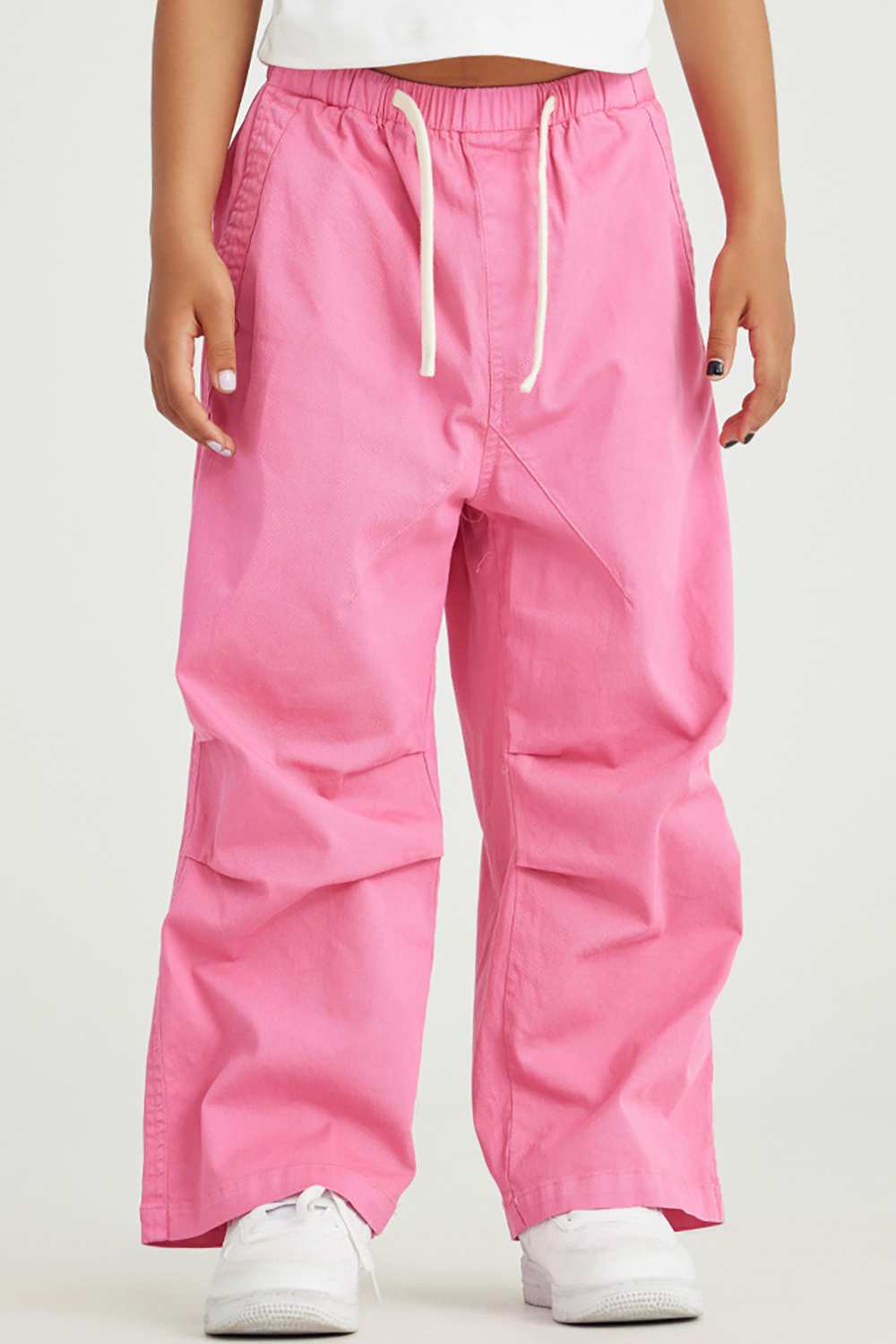 Kids' Vintage Washed Cargo Pants - Relaxed Outdoor Fashion