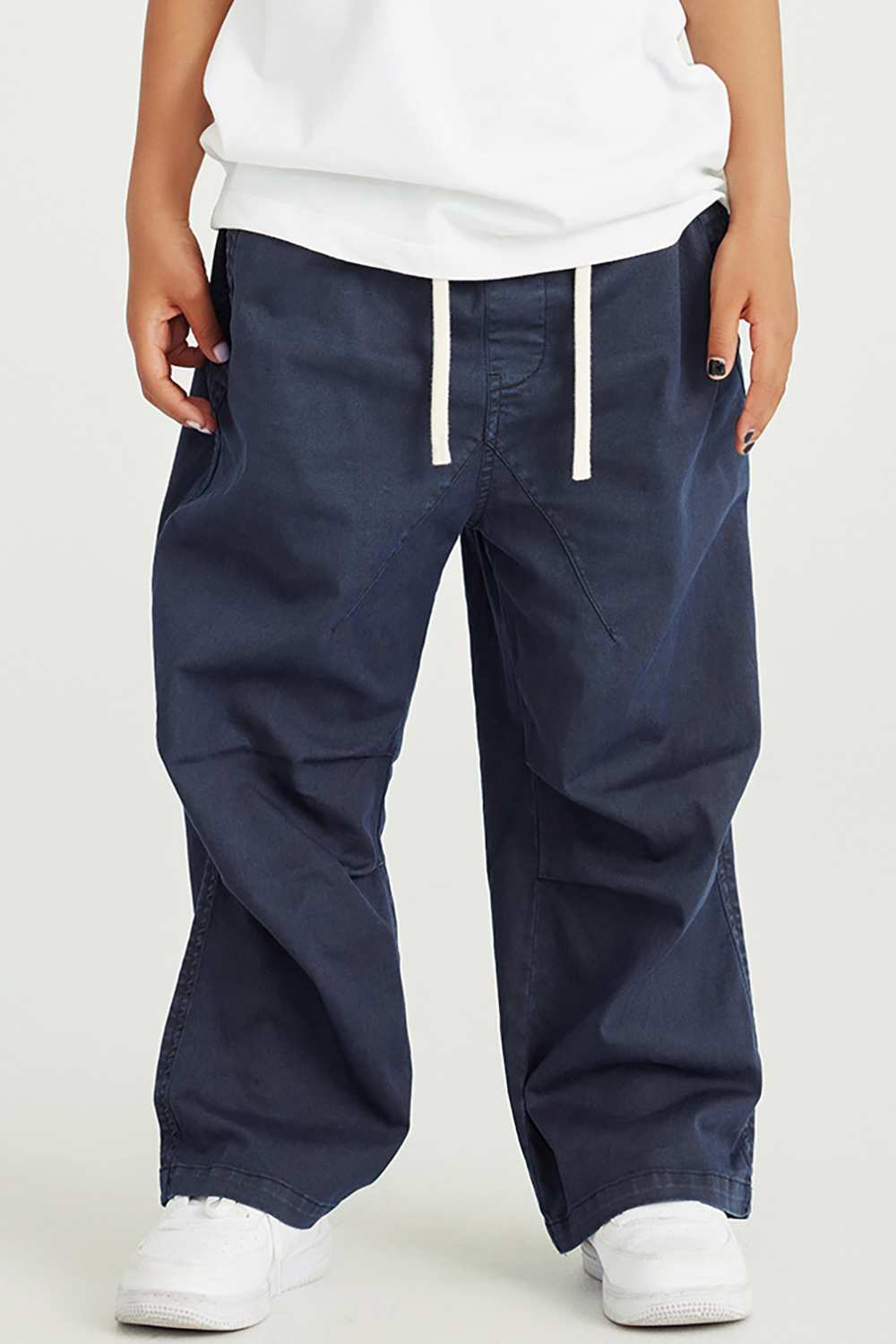 Kids' Vintage Washed Cargo Pants - Relaxed Outdoor Fashion