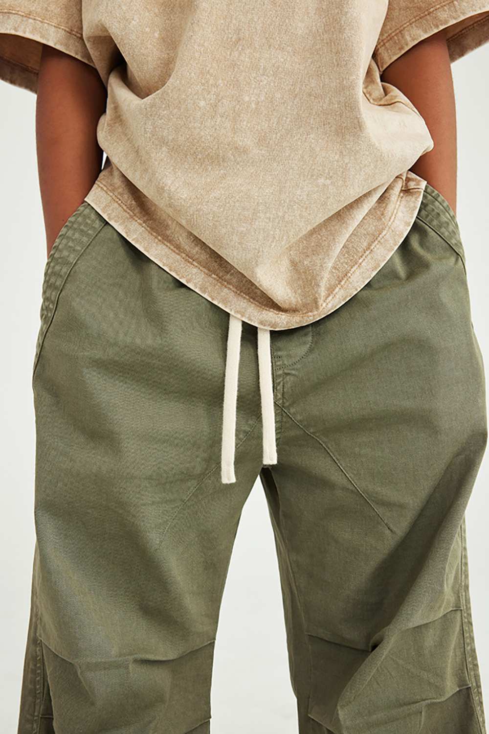 Kids' Vintage Washed Cargo Pants - Relaxed Outdoor Fashion