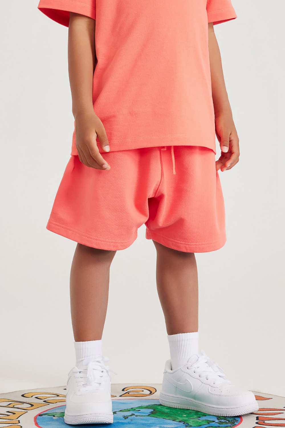 Kids' Vintage-Style Heavyweight Shorts - High Street Summer Wear