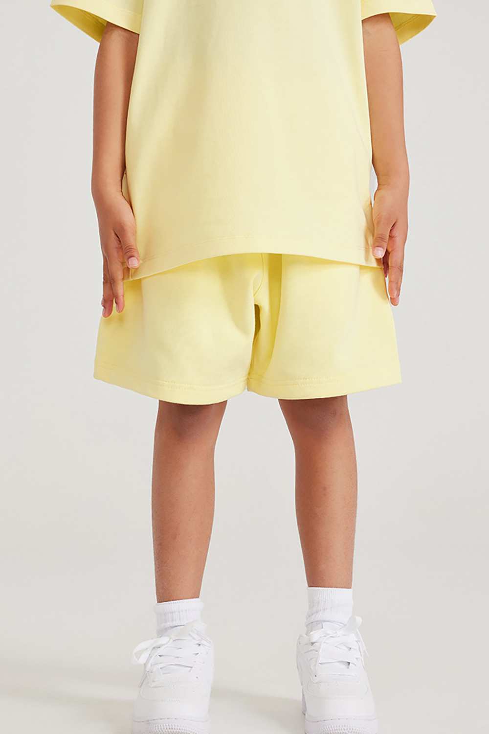 Kids' Vintage-Style Heavyweight Shorts - High Street Summer Wear