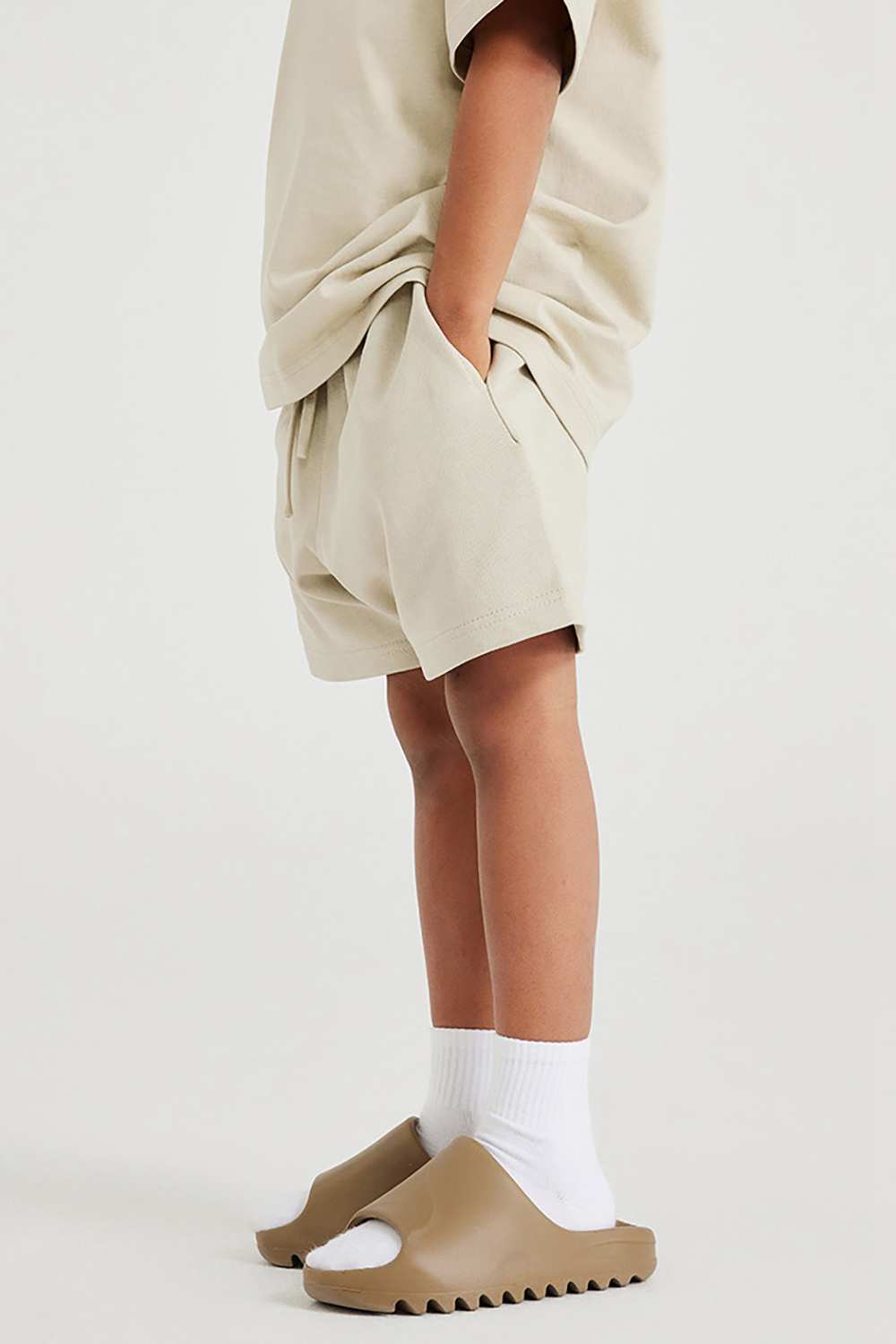 Kids' Vintage-Style Heavyweight Shorts - High Street Summer Wear