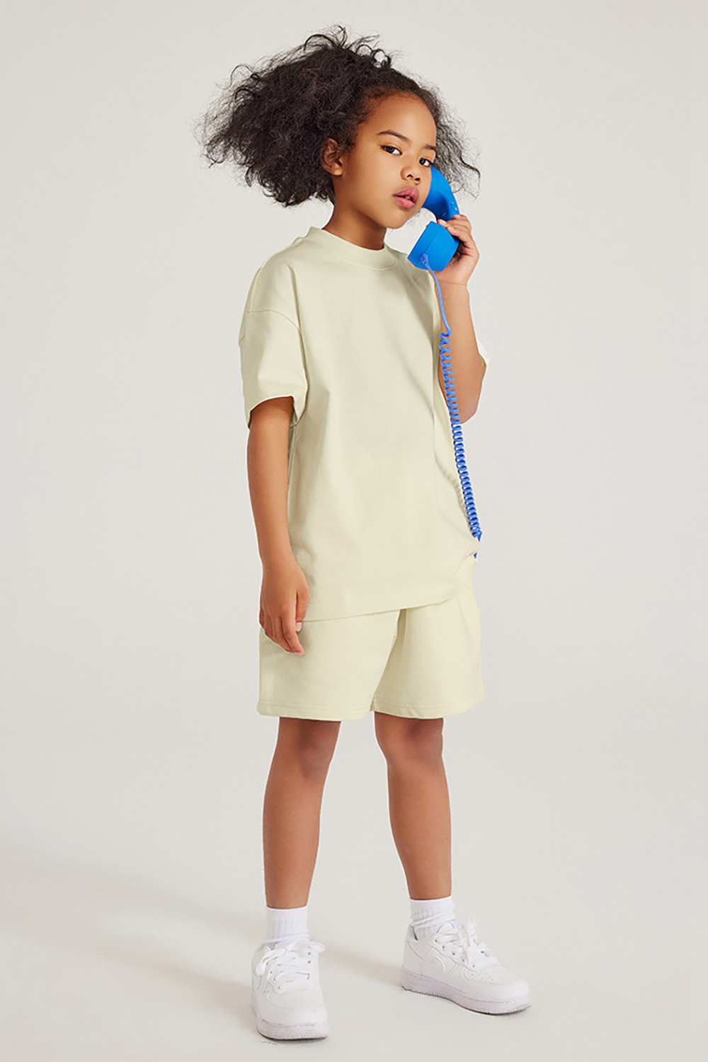 Kids' Vintage-Style Heavyweight Shorts - High Street Summer Wear