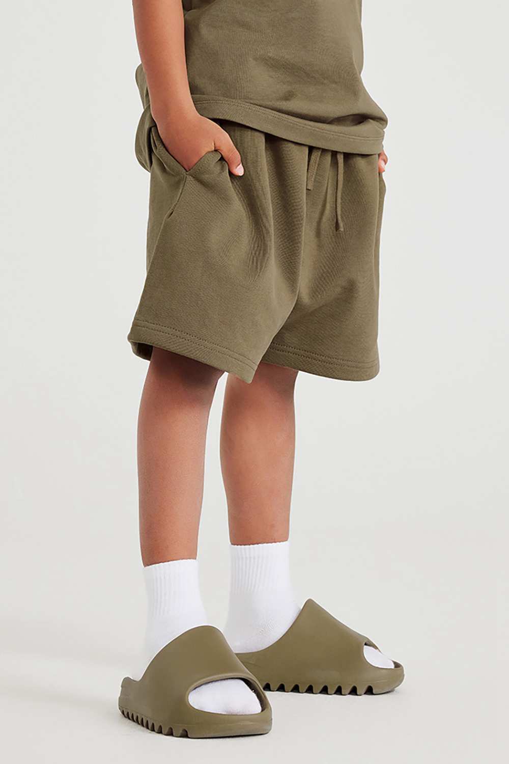 Kids' Vintage-Style Heavyweight Shorts - High Street Summer Wear