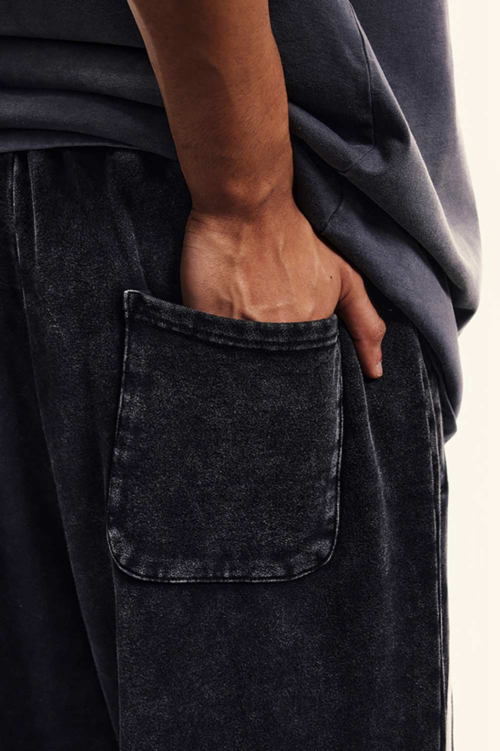 Men's Vintage-Inspired Track Pants | High Street Washed Style | WearingLab Athletic Gear