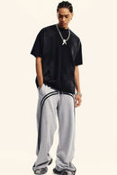 Heavyweight Wax-Dye Zip Pants - Flower Gray
