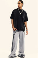 Heavyweight Wax-Dye Zip Pants - Flower Gray