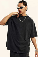 Sun-Protective Quick-Drying Sorona T-Shirt in Fried Snowflakes - three-quarter front modeled view
