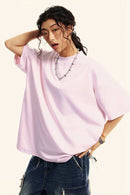 Sun-Protective Quick-Drying Sorona T-Shirt in Pink - front product view