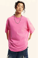 Sun-Protective Quick-Drying Sorona T-Shirt in Rose Pink - front product view