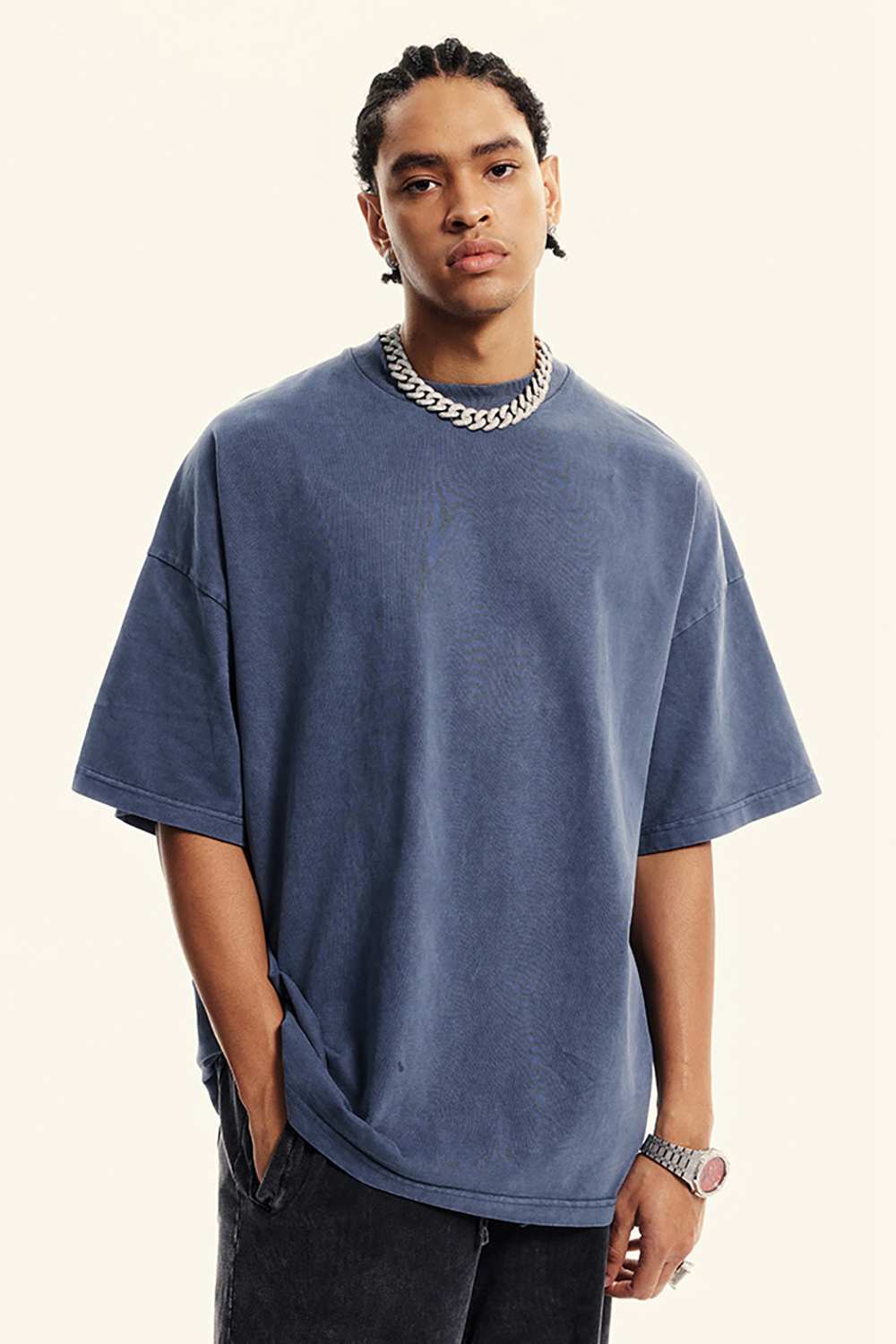 Classic American Oversized Heavy Cotton Tee