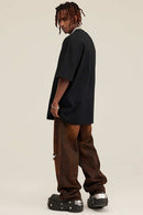 Heavyweight Wax-Dyed Vintage Tee - Black