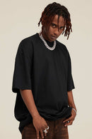 Heavyweight Wax-Dyed Vintage Tee - Black