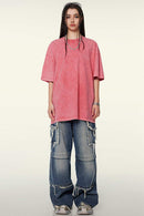 Heavyweight Wax-Dyed Vintage Tee - Cherry Blossom