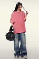 Heavyweight Wax-Dyed Vintage Tee - Cherry Blossom