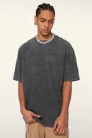 Heavyweight Wax-Dyed Vintage Tee - Dark Gray