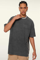 Heavyweight Wax-Dyed Vintage Tee - Dark Gray