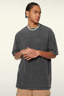 Heavyweight Wax-Dyed Vintage Tee - Dark Gray
