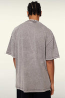 Heavyweight Wax-Dyed Vintage Tee - Medium Gray