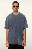 Heavyweight Wax-Dyed Vintage Tee - Royal Blue