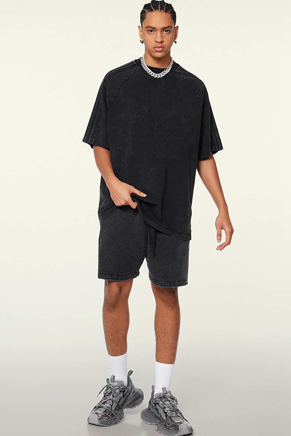 Essential Youth Vintage-Wash Cozy Shorts