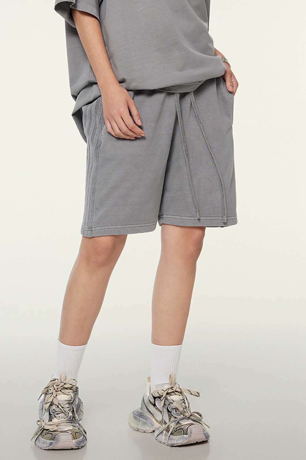 Essential Youth Vintage-Wash Cozy Shorts