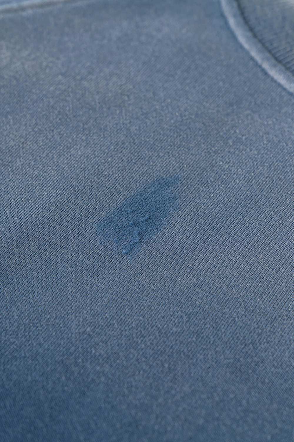 Heavyweight Distressed Washed Tee - Washed Blue