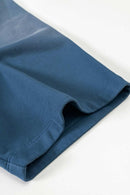 Heavyweight Distressed Washed Tee - Washed Blue