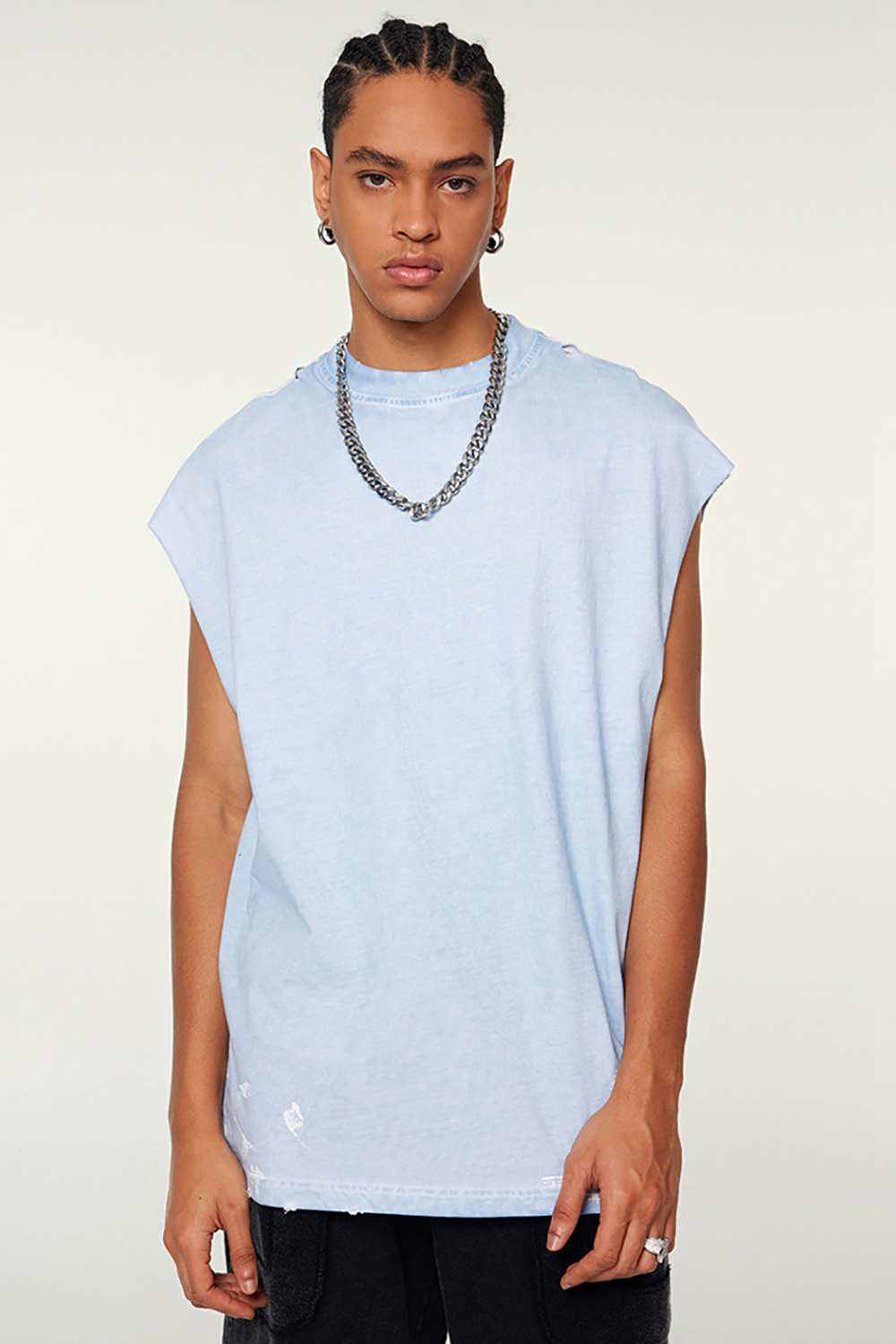 Men's Vintage Washed T-Shirt | Urban Street Art Tank | High Street Fashion