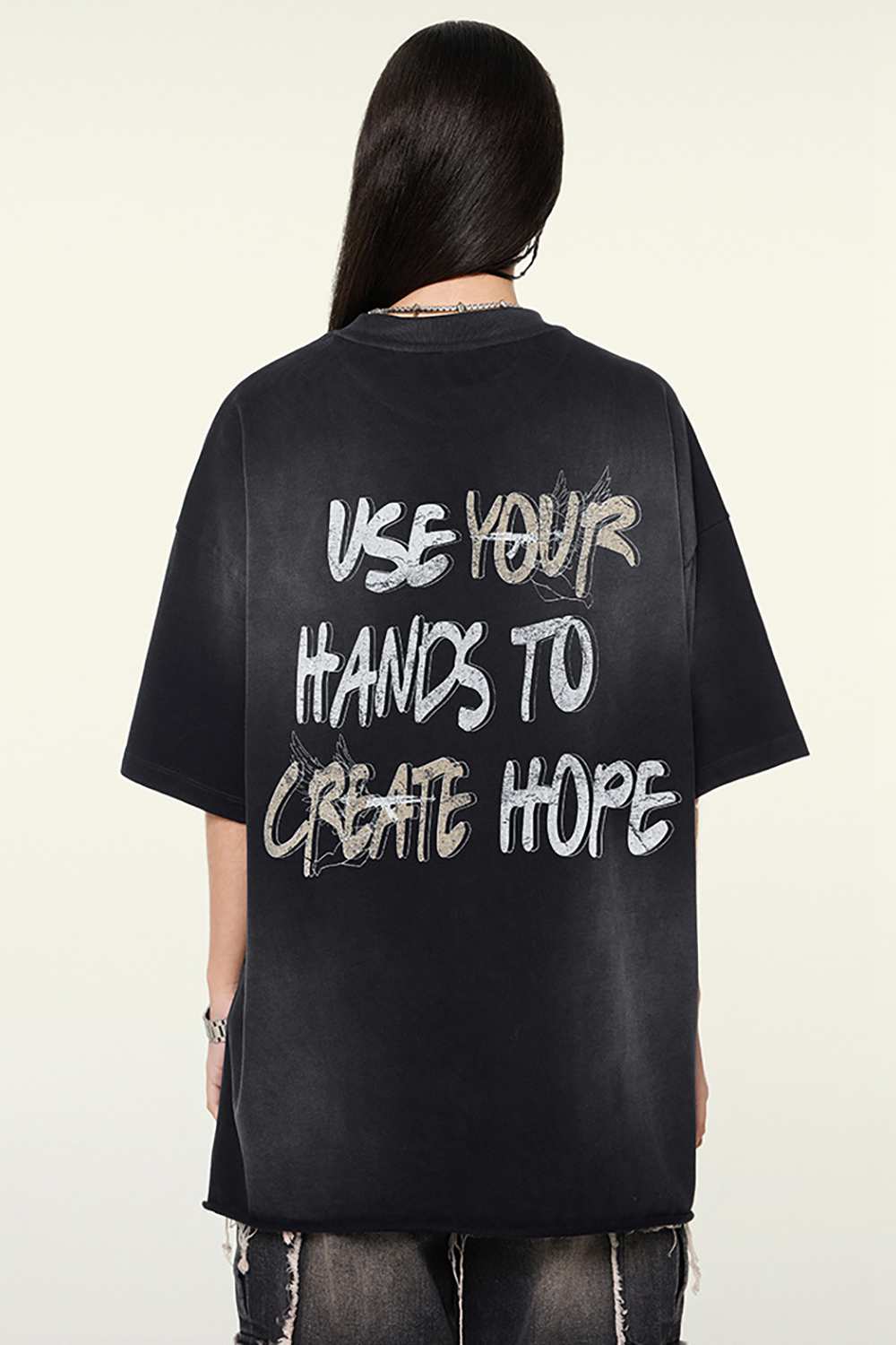 Hopeful Message Vintage Tee – A Statement of Positivity