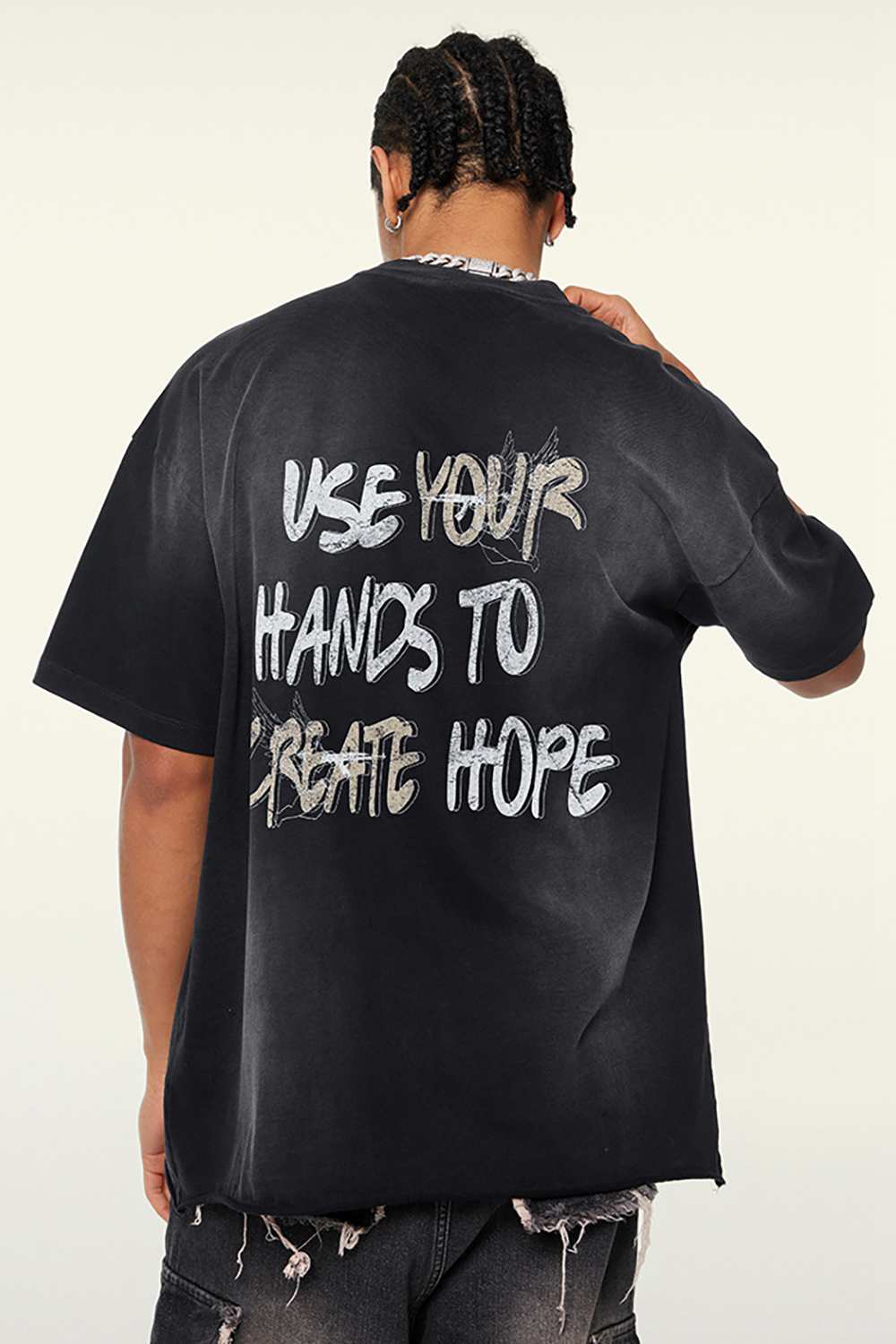 Hopeful Message Vintage Tee – A Statement of Positivity