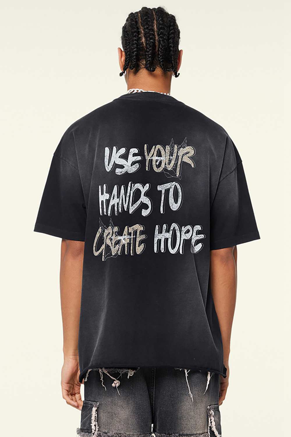 Hopeful Message Vintage Tee – A Statement of Positivity