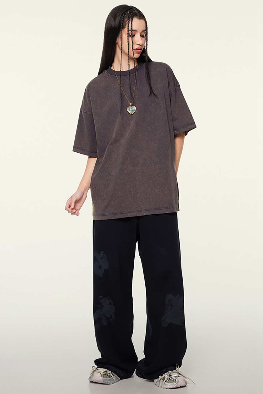 Washed Quick-Dry Cooling Tee - Raspberry Purple