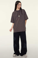 Washed Quick-Dry Cooling Tee - Raspberry Purple
