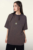 Washed Quick-Dry Cooling Tee - Raspberry Purple