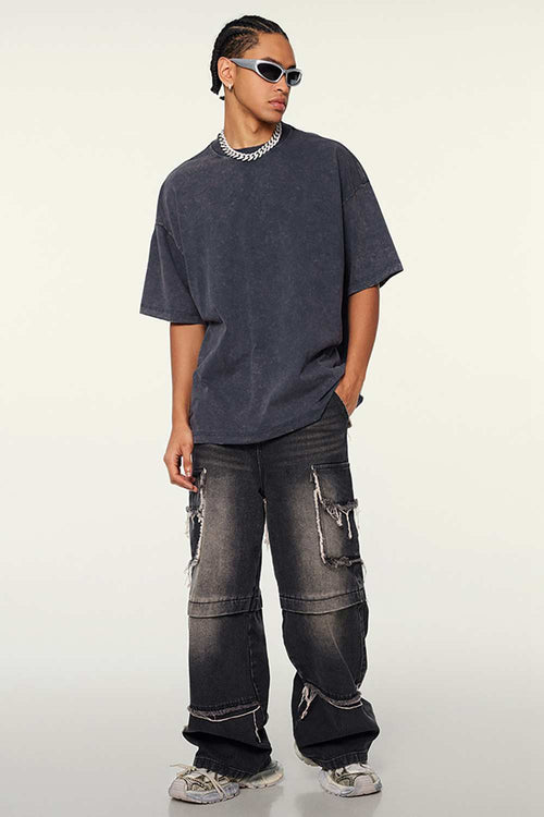 Washed Quick-Dry Cooling Tee - Royal Blue