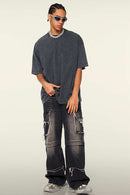 Washed Quick-Dry Cooling Tee - Royal Blue