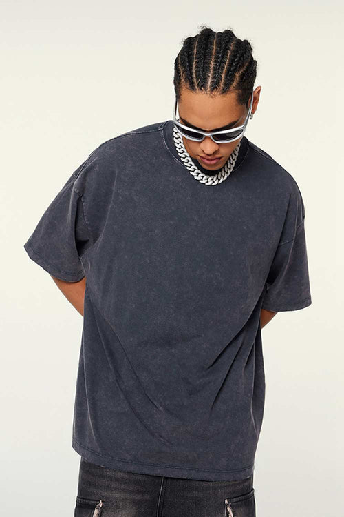 Washed Quick-Dry Cooling Tee - Royal Blue