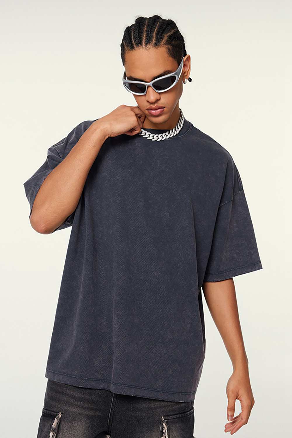 Washed Quick-Dry Cooling Tee - Royal Blue