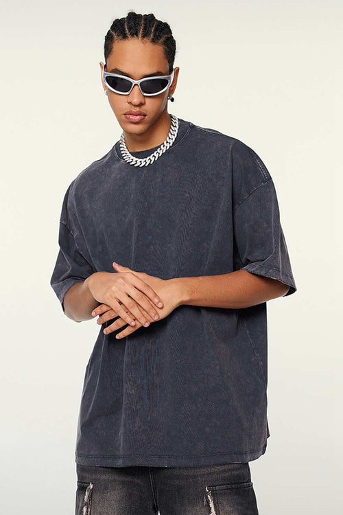 Washed Quick-Dry Cooling Tee - Royal Blue