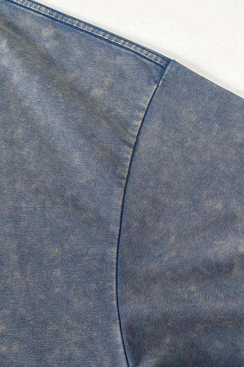 Washed Quick-Dry Cooling Tee - Washed Blue