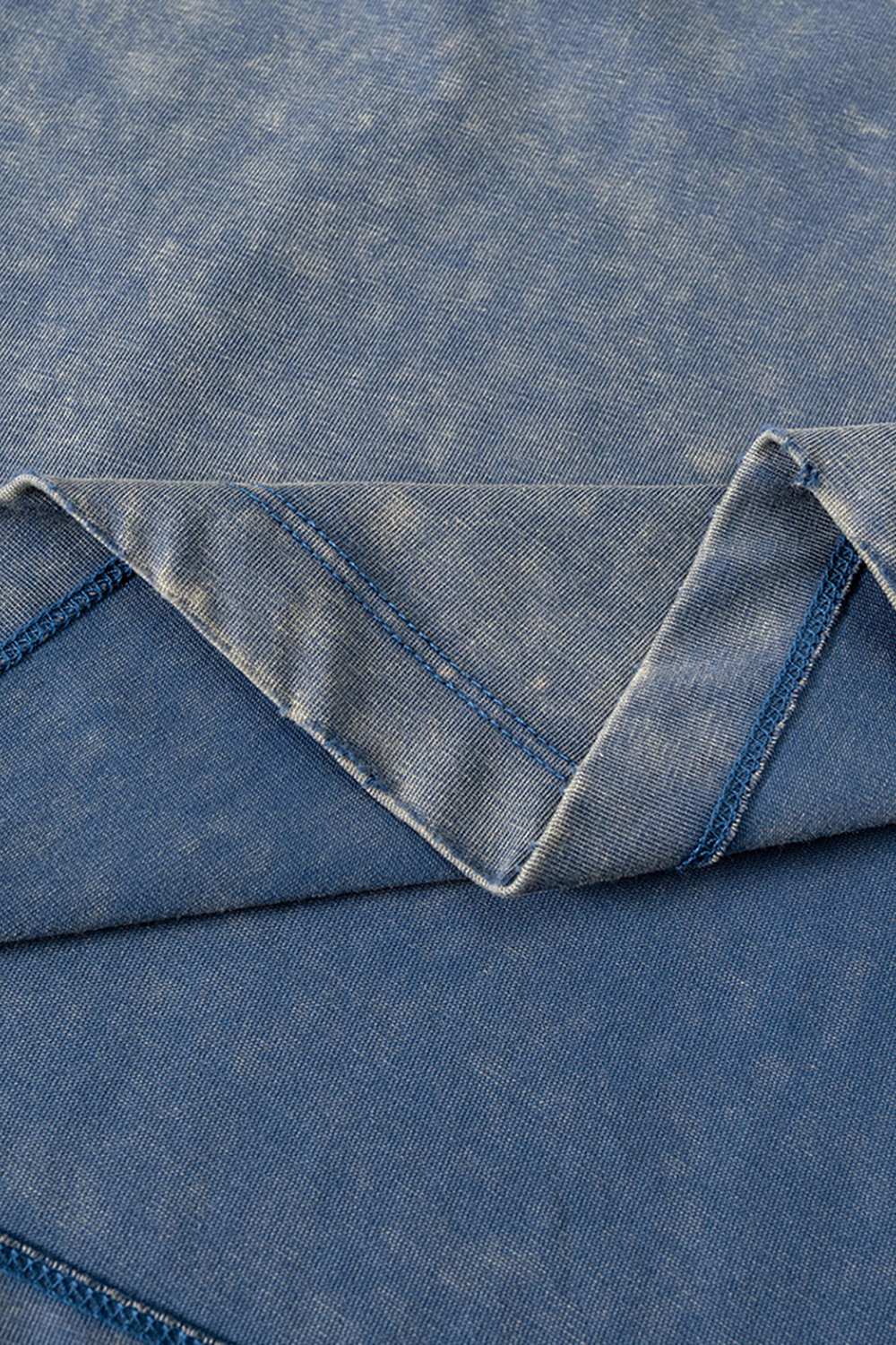 Washed Quick-Dry Cooling Tee - Washed Blue
