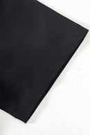 Quick-Drying Sorona Graphic T-Shirt in Metallic Black - cuff detail