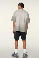 Faded Gradient Heavyweight Tee - Light Gray