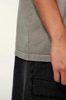 Faded Gradient Heavyweight Tee - Light Gray