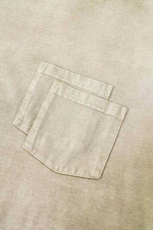 Faded Gradient Heavyweight Tee - Sand