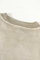 Faded Gradient Heavyweight Tee - Sand
