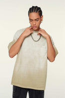 Faded Gradient Heavyweight Tee - Sand