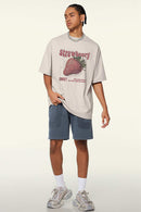 Cooling-Touch Strawberry Tee - Sandy Apricot